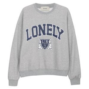 [모로엠]남성 프린팅 밴딩 기모 라운드 맨투맨 RM-TSK-Q010-회색