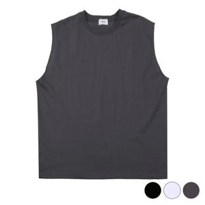 [모로엠]베이직 오버핏 라운드넥 박스나시 VC-TS5-Q022