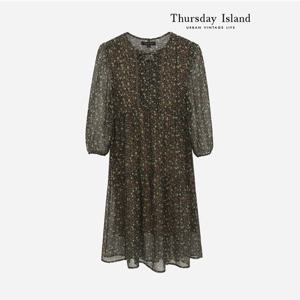[Thursday Island] 핀턱 패턴 원피스(T236MOP134W)