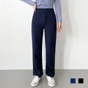 엘리샤 스판 밴딩 일자 팬츠 OD-230311 일자바지