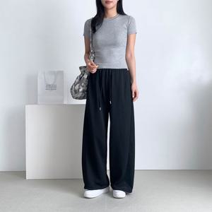 긴바지 세실로 스트릿 와이드 스트링바지 SD-250440