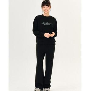 체이스컬트 HC09 여성 레터링 맨투맨+와이드 팬츠 상하세트 EERG5163B03+EERG7263B03