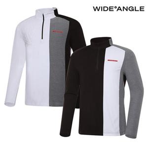 [와이드앵글] WMU23213 CO PRO 스윙 하프집업 티셔츠