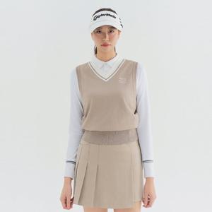 [공식]테일러메이드 여성 브이넥 니트 베스트 TWSVN7122-509
