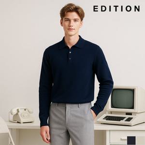 [에디션] 밀라노 조직 카라 니트 (NED3ET1901)