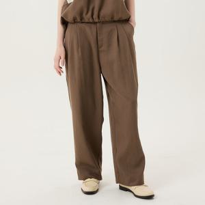 [보니스팍스] (본사직영)턱 와이드 팬츠-BC38SL990