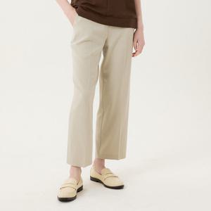 [보니스팍스] (본사직영)린넨 뒷밴딩 세미배기 팬츠-BC38SL290