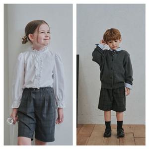 빈 BEEN BZ53PT06CG 체크 차콜 반바지PG