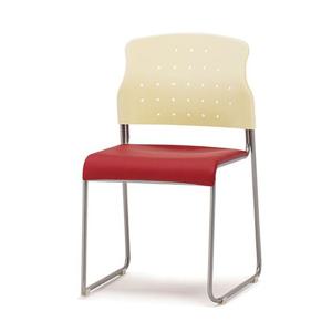 레인보우 쿠션방석-아이보리.레드레쟈 의자 사무용의자 학생용의자 다용도의자 회의용의자