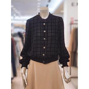 미니멈 세이브존03 미니멈 벨벳 체크 블라우스 AGMXDAWB1170A