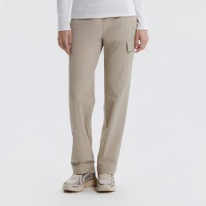 N253WPT130 여성 아르켈론 우븐 스트레치 트레이닝 스트레이트 팬츠 MOURNING BEIGE