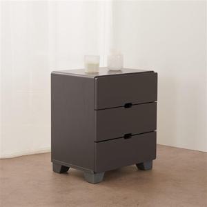 우아미가구 오인 미니 3단 높은 서랍장 그레이