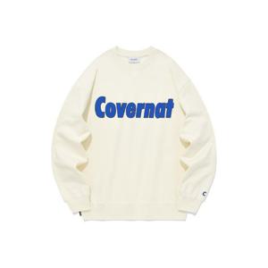 커버낫긴팔티 CQK CO2303CR06-EC 컴포트 로고 맨투맨 에크루