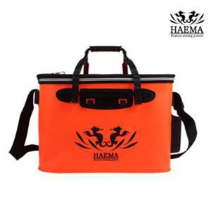 바캉 해마 다용도 접이식 크릴백 40cm 오렌지 밑밥통