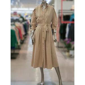 미니멈 세이브존03 미니멈 원버튼 롱 원피스 ARMYBAWO3080A