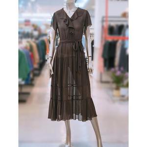 미니멈 세이브존03 미니멈 루즈 티어드 러플 원피스 ARMYBAWO6080A