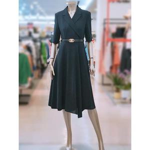 미니멈 세이브존03 미니멈 랩 언발 플레어 원피스 ARMYBAWO3140A