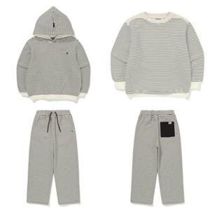 빈[BEEN]HP BZ57TS03IVBZ58TS01IVBZ57PT03IV 3종택1 후드티셔츠 마린티셔츠 스트라이프 다이마루 팬츠PG