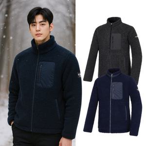 비티알 남성 겨울 안감패딩 양털 골프 셰르파 자켓 BSC064RJ8M