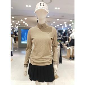 [파리게이츠] 25FW가을 여성 입체 자가드 니트 에리 티셔츠 (521E3TI203)