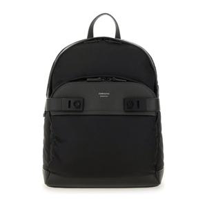 페라가모 로고 하드웨어 탑 핸들 지퍼 클로저 백팩 786266 2417