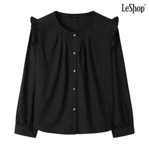 [르샵]프릴 진주 포인트 블라우스(DP3BA035A)