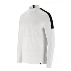 [엘르골프]배색 자가드 목크넥티셔츠6K55451