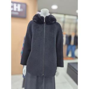 안지크 세이브존06 밍크카라 배색코트 AI4HC5970