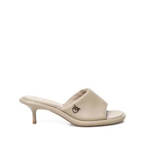 25 FW 핀코 로고 디테일 레더 샌들 SD0277P003I35 TP442168155