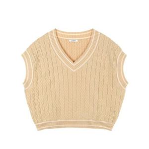 [레코브](레코브) 미니꽈배기 니트 베스트(LC61CYKV509X)