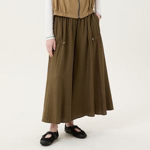 [보니스팍스] 스트링 와이드 롱 팬츠-BC38SL120