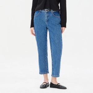 [시슬리]뒷 밴딩 배기 데님 팬츠_SADP70441