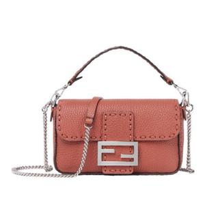 펜디 미니 바게트 가죽 숄더 백 8BS017ARBB F1TDU F1TDU