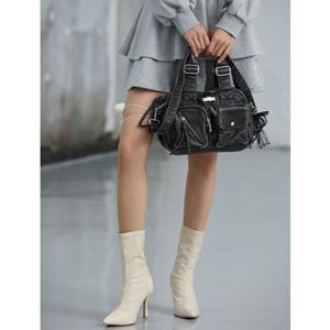 [에고이스트][BLUE LABEL] 장식 사선 지퍼 포켓 크로스백 (ER3OAB01)