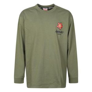 겐조 긴팔 티셔츠 FF65TL351 4SG50 Kaki