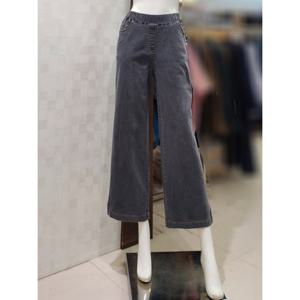 [벨라디터치][벨라디터치] V3F3SL25 와이드핏 그레이 데님 (P003