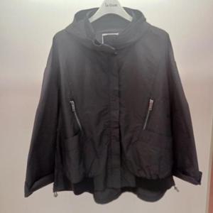 Destijl HC06 팔뚝품편한 밑단스트링 언발 반후드 소매롤업 집업 이중점퍼 D2553jp03