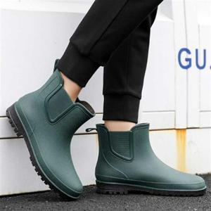 낚시용품남성장화 눈올때 숏부츠 고무 장화 낚시 어부 신발 밭일 슈즈