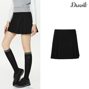 듀빅 여성 스판 H라인 언발란스 큐롯 DD3WCU451BK