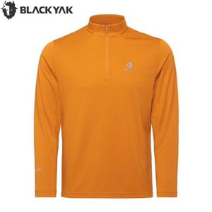 블랙야크 남성 가을 등산 아웃도어 긴팔티셔츠 폴라텍 파워드라이 집업 긴팔티1 1BYZTFU001MD