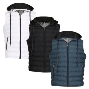 [파파브로] 발열안감 후드 탈부착 패딩 베스트 NE-VEP-400,1,2