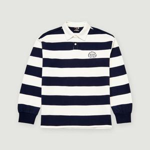 [행텐주니어]남아 카라 볼드 스트라이프 티셔츠-SP1446020103012