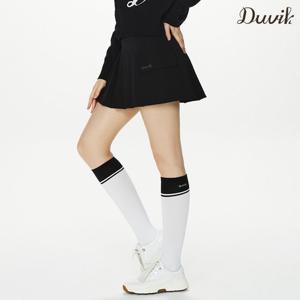 듀빅 여성 아웃포켓 A라인 맞주름 큐롯 DF3WCU472BK