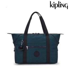 [키플링]키플링 대용량 여행 보스턴백 아트M  다크 로비 타일 KPCBR06 DLTL