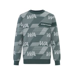 [와이드앵글]남성 TO 올오버 레터링 패턴 라운드 스웨터 M WMU25K31K3