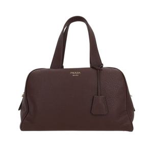 25 FW 프라다 로고 프린트 지퍼 레더 퓨어 토트백 1BB148VOOO2HIK