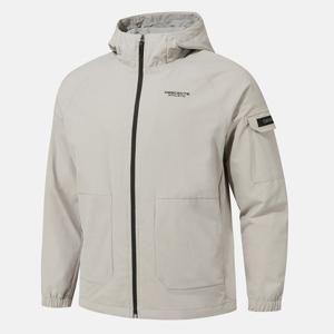 [데상트]데상트 카고 포켓 후디드 우븐 자켓 SP323TWT91BEG0 점