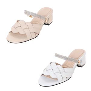 [SODA] 소다 여성 크리스탈 투웨이 샌들 4CM (APD201) 컬러모음