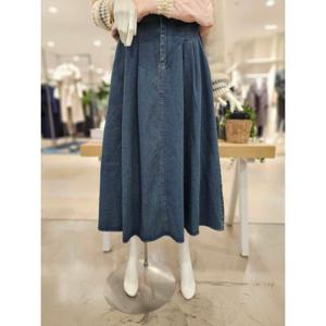 [포커스]MARIO포커스 핀턱 데님 스커트FS5A3SK30376