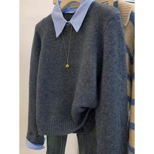 [예쎄][예쎄] 페이크 셔츠 레이어드 니트 (S4FKN020A)